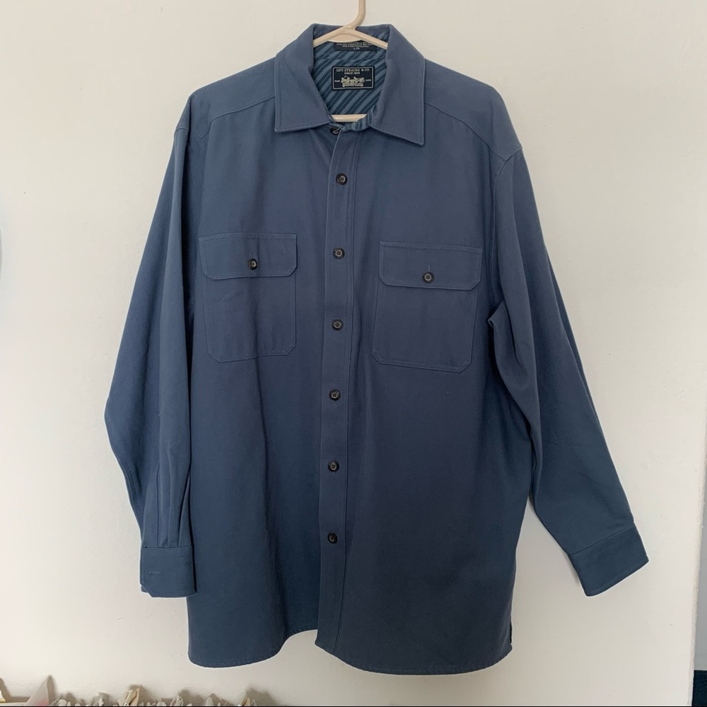 Men's Levi Lined Shirt/Jacket Size Large in Very Good Condition